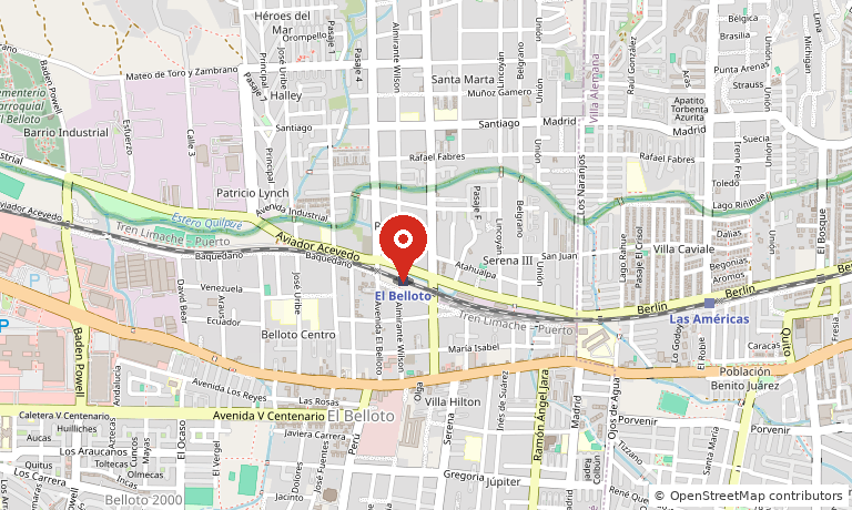 Mapa de ubicación de la Estación El Belloto