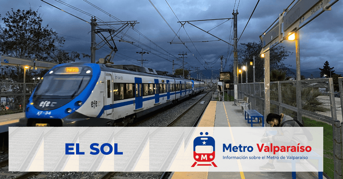Estación Metro El Sol de Merval (Valparaíso, Chile)