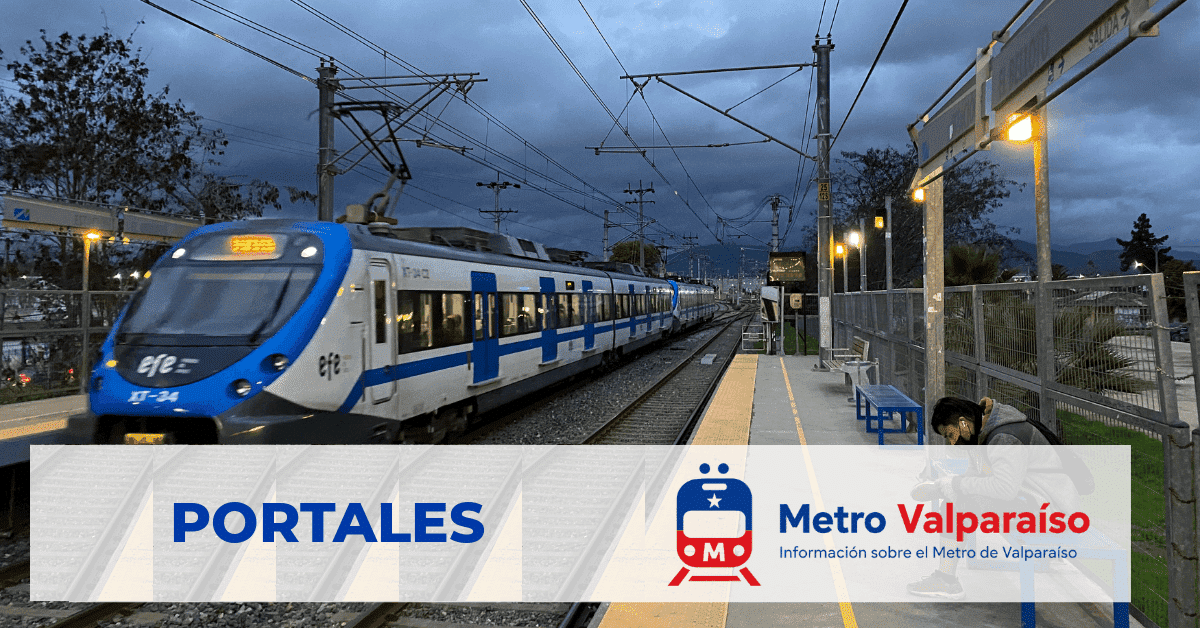 Estación Metro Portales de Merval (Valparaíso, Chile)